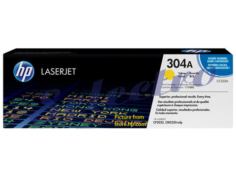 HP Toner Cartridge 304A Yellow (CC532A)