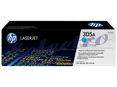 HP Toner Cartridge 305A Cyan (CE411A)