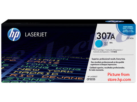 HP Toner Cartridge 307A Cyan (CE741A)