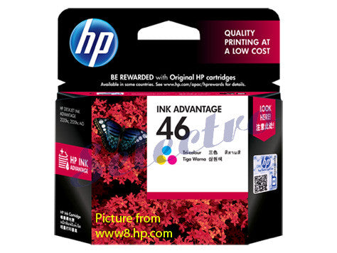 HP Ink 46 Tri-Colour (CZ638AA)