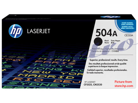 HP Toner Cartridge 504A Black (CE250A)