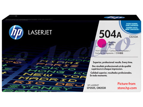 HP Toner Cartridge 504A Magenta (CE253A)