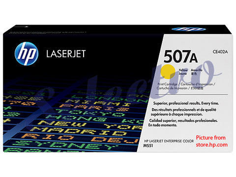 HP Toner Cartridge 507A Yellow (CE402A)