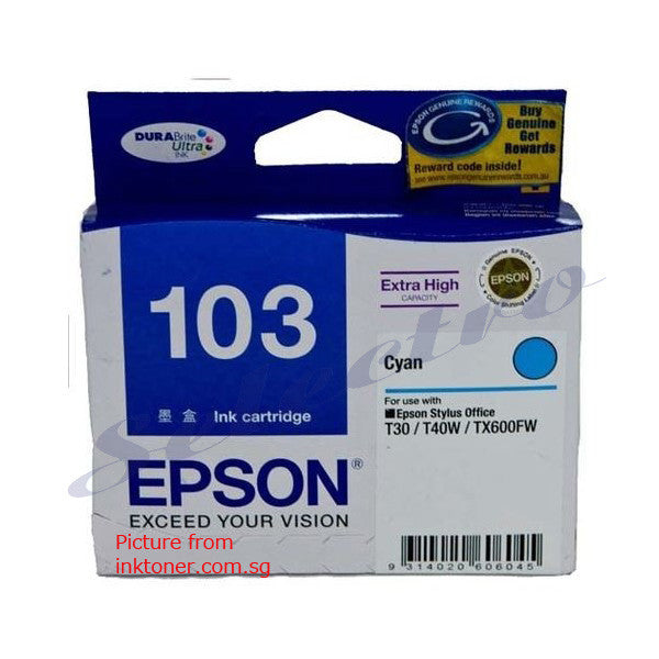Epson Ink 103 Cyan