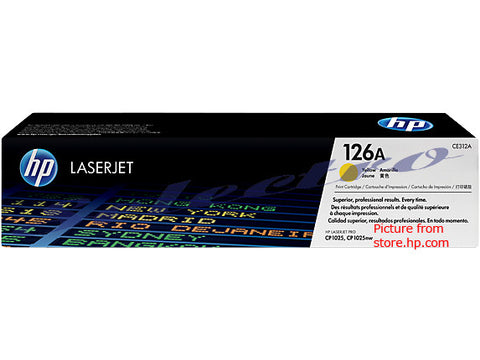 HP  Toner Cartridge 126A Yellow (CE312A)