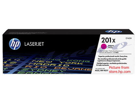 HP Toner Cartridge 201X Magenta (CF403X)