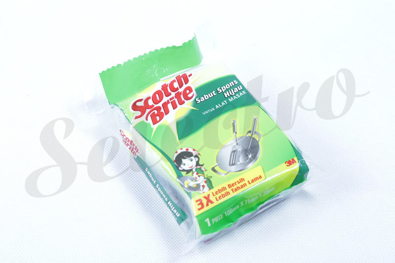 Spons Hijau Scotch-Brite 3M