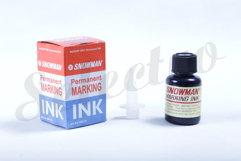 Marking Ink W/B Black SNOWMAN